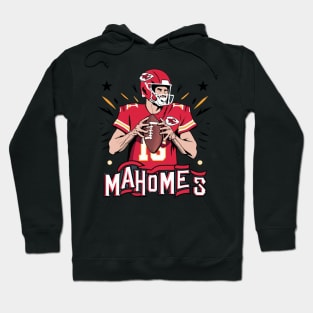 mahomes football chiefs design Hoodie